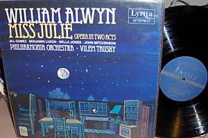 LYRITA 2 LPs William Alwyn   Miss Julie   EMI   NM  