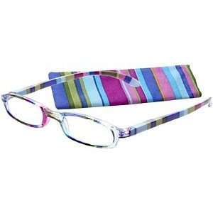   Model 7126 Slim Rectangle Striped Pattern Blue +2.0 Health & Personal