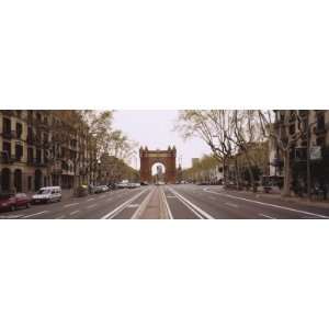  Road Passing Through an Archway, Arc de Triomf, Barcelona 