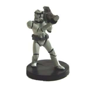   Wars Miniatures Heavy Clone Trooper # 15   Jedi Academy Toys & Games