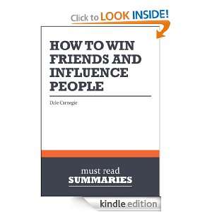 Summary How to win friends and influence people   Dale Carnegie The 