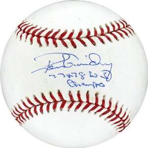  Ron Guidry MLB Baseball w/ 77 78 WS Champs Insc. Sports 