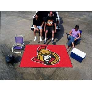  Ottawa Senators 5X6 ft Indoor/Outdoor Tailgater Area Rug 