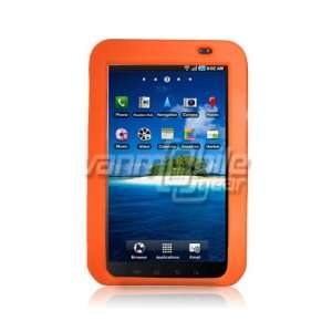 VMG Orange Premium Super Grip Soft Rubber Silicone Gel Skin Case Cover 