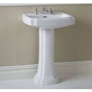 TOTO Guinevere LPT970.403 27 Inch Pedestal Lavatory with 4 Inch Faucet 