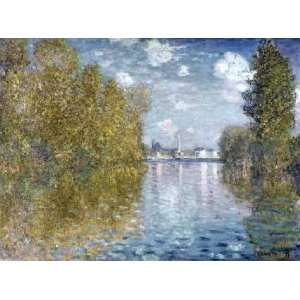  Autumn in Argenteuil by Claude Monet. Size 22.00 X 16.25 