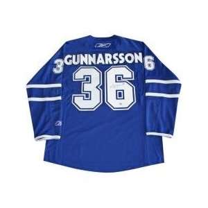  Carl Gunnarsson Autographed/Hand Signed Pro Jersey Sports 
