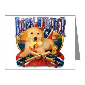   Note Cards (20 Pack) Born Hunter Yellow Lab Labrador 
