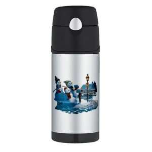  Thermos Travel Water Bottle Christmas Snow Men Mailing 