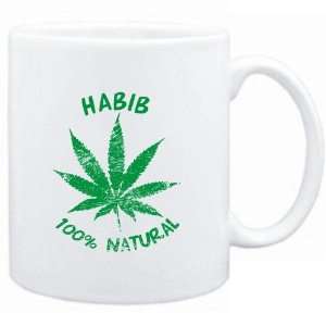  Mug White  Habib 100% Natural  Male Names Sports 