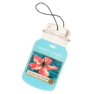   Candle Car Jar Hanging Air Freshener Ocean Blossom Scent (1179862