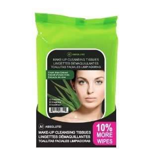  A Absolute Make up Cleansing Tissues, Cucumber, 33 ct 