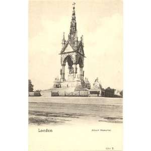   Vintage Postcard Albert Memorial   London England UK 