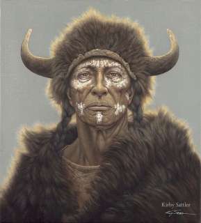 Native American Print, Kirby Sattler Art, Giclee Canvas  
