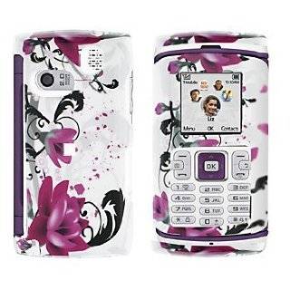  Purple Rose Snap on Hard Skin Faceplate Cover Case for 