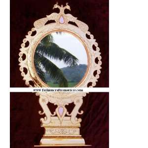 metal mirror , aranmula kannadi, aranmula metal mirror (7 inchs mirror 