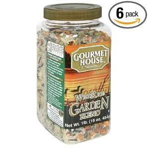 Gourmet Grains Wild Rice Garden, 16 Ounces (Pack of 6)  