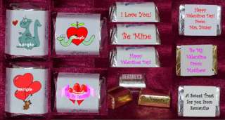 Valentines Day candy Wrappers Personalized Party Favors  