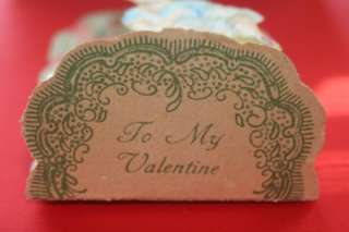   VTG Old 3D Pop Up Fold Out Valentine Day Card Germany VERY NICE  
