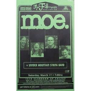  moe YMSB Fillmore Denver Concert Poster 2001