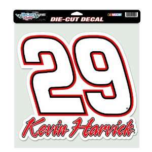  NASCAR Kevin Harvick 12 by12 Die Cut Decal Sports 