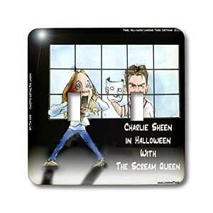   Scream Machine In Halloween   Light Switch Covers   double toggle