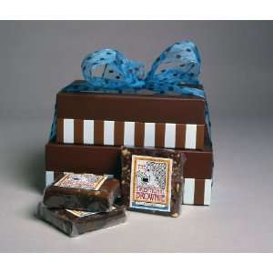 Brownie Double Decker Gourmet Gift  Grocery & Gourmet Food