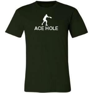 Disc Golf Ace Hole Custom Unisex Canvas Jersey T Shirt