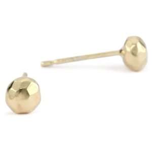   Dogeared Jewels & Gifts Jewel Box Gold Dipped Faceted Stud Earrings