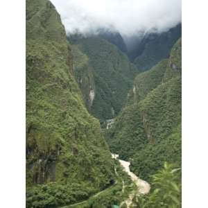  Urubamba River Flows Below Machu Picchu, Peru, South 