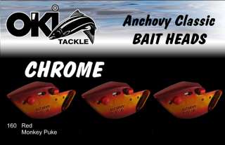 ok i tackle mfg limited anchovy classic bait heads trolling action 
