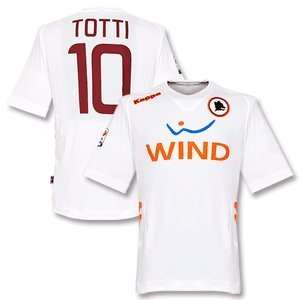  11 12 AS Roma Away Jersey + Totti 10