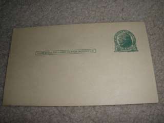 Vintage Unused Jefferson One Cent US Postal Reply Card  