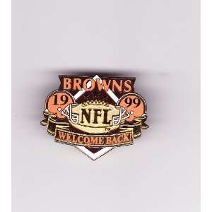  1999 Welcome Back Browns (Cleveland) Cloisonne Pin Sports 