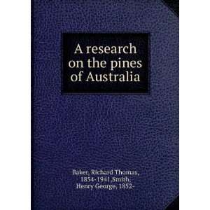    Richard Thomas, 1854 1941,Smith, Henry George, 1852  Baker Books