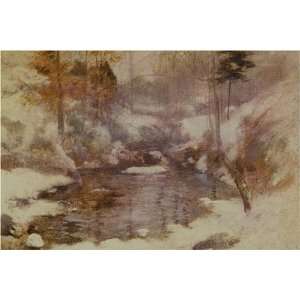  Winter Harmony by John Henry Twachtman, 17 x 20 Fine Art 