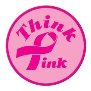 Pink Ribbon Button