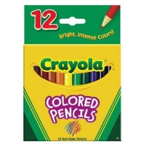  Crayola LLC 68 4112 Short Colored Pencils, Assorted Colors 