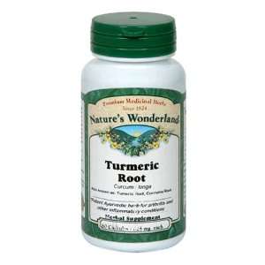  Natures Wonderland Turmeric Root, 60 Capsules Health 