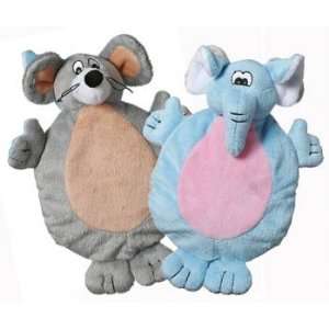  Two Faced Elephant/Mouse Crinkle Dog Toy