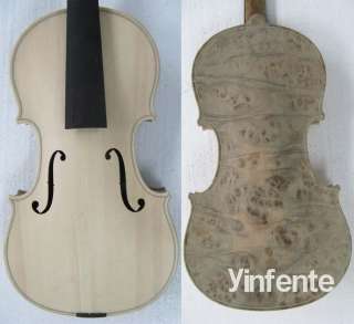 Advance Model unfinished violin Birdeye Maple wood #202  