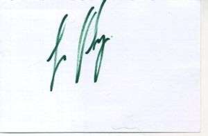 Louis Oosthuizen US Open Champ PGA Signed Autograph JSA  