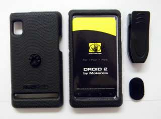 NEW OEM BODY GLOVE SNAP ON CASE FOR MOTOROLA DROID 2 A955 WITH BELT 