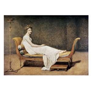  Madame Recamier Giclee Poster Print by Jacques Louis David 