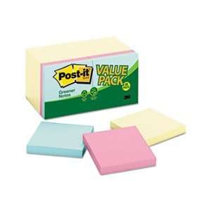  Recycled Note Pad Value Pack, 3 x 3, Canary and Sunwashed 