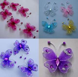   5cm Nylon Stocking Butterfly Wedding Decorations   