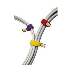  Case Logic Assorted Colors 6 Hook & Loop Type Cable Ties 
