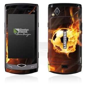   for Samsung S8500 Wave   Burning Soccer Design Folie Electronics