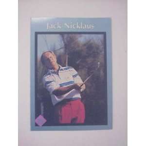    1991 Jack Nicklaus Legends Golf Card Rare