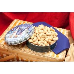 12oz Giant Cashew Holiday Gift Tin (Unsalted)